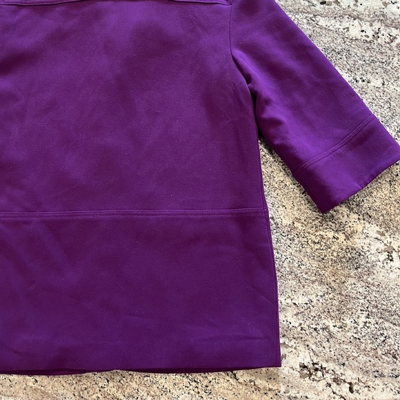 EUC Focus 2000 purple lined hidden button blazer - Picture 15 of 15